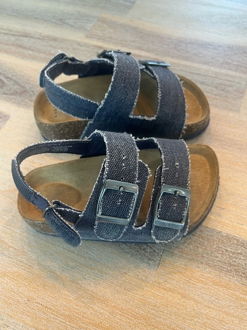 Baby Gap Navy Buckle Toddler Sandal Strap Adjustable 5T/6T Summer Shoe Slip On